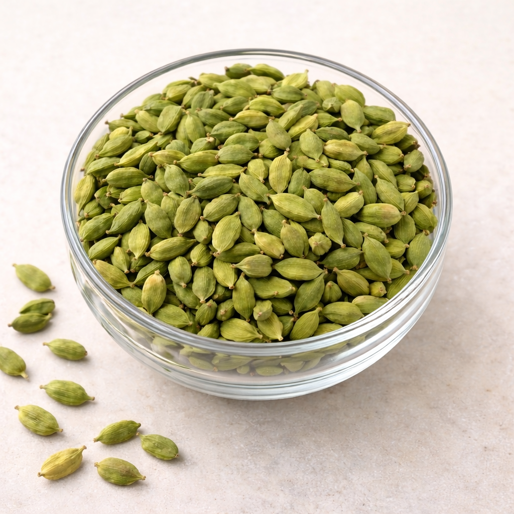 Idukki Green Cardamom (5–8 mm) – Premium Grade