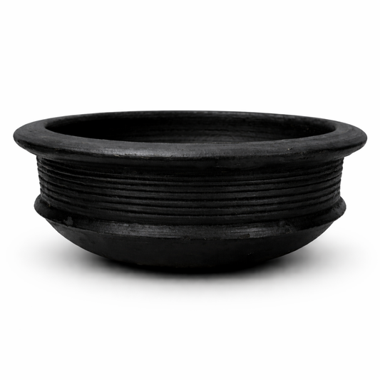 Seasoned Kalimannu Black Clay Pot